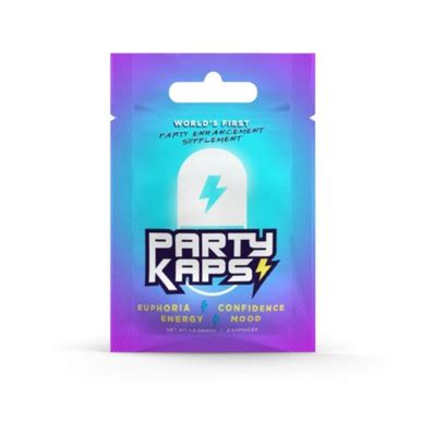 Party Kaps 2 Capsules Party Enhancement Supplement.